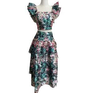 NWT BuddyLove Baha Mar Two-Piece Set in Daisy Days Skirt Top